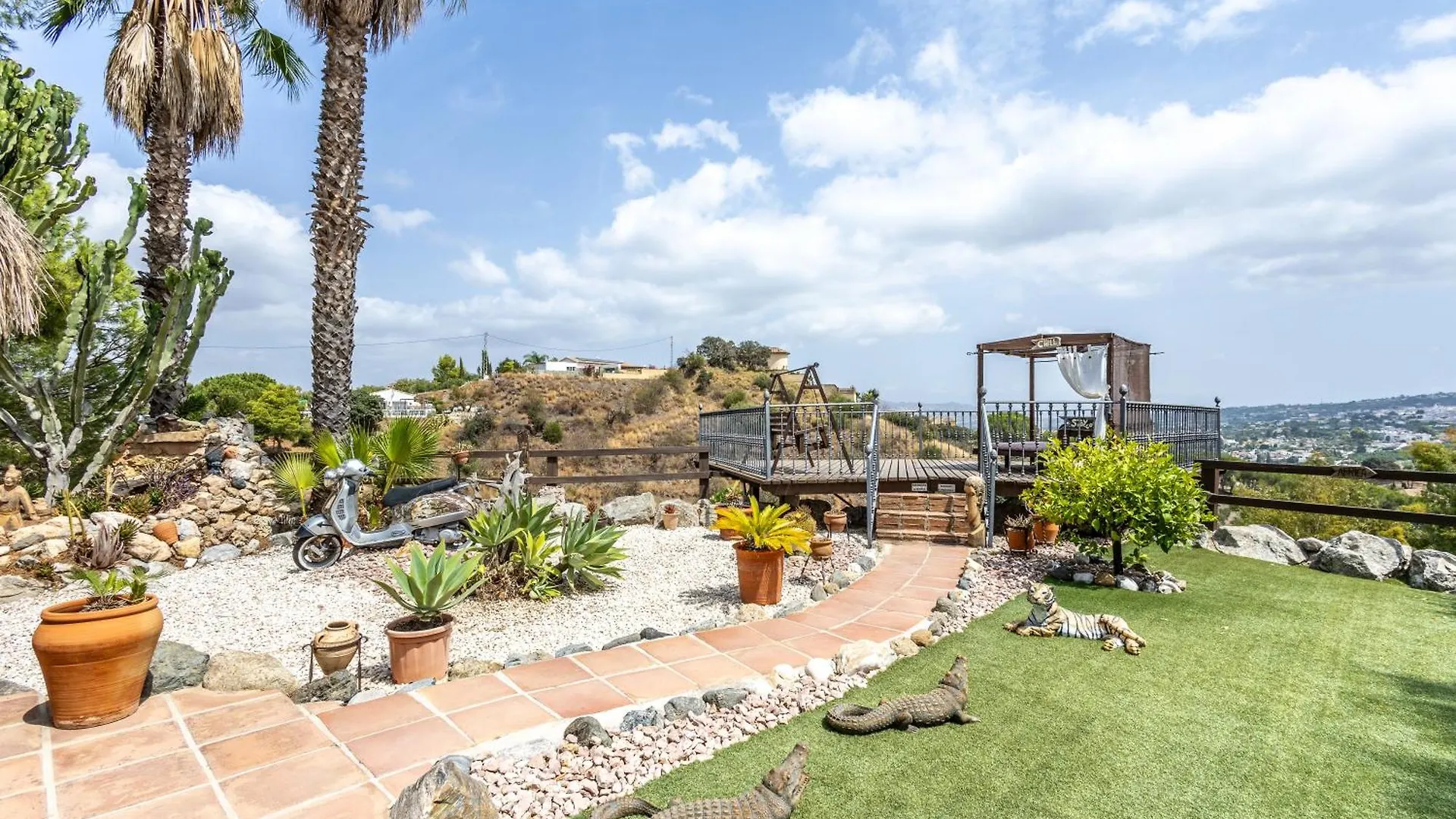 Luxurious Private Cabin Pool Hottub & Fireplace Málaga Vakantiehuis